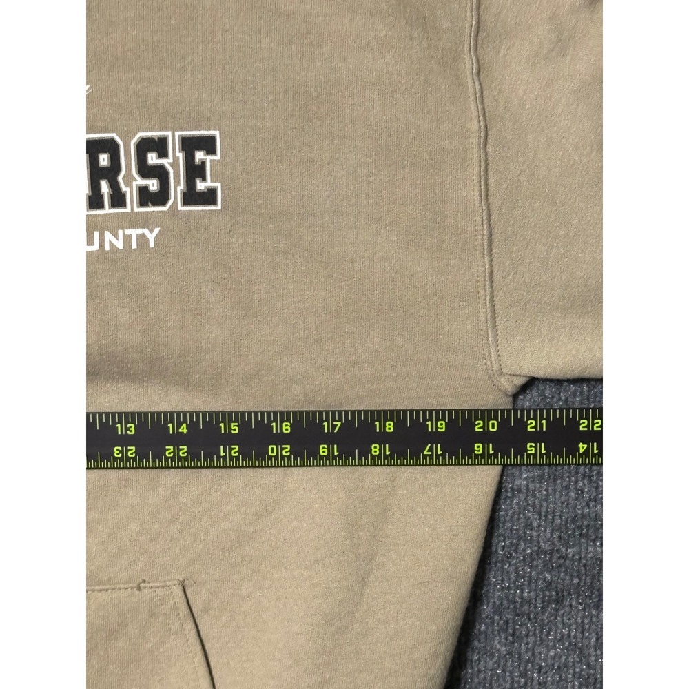 Jerzees Lancaster PA Amish Country Intercourse Hoodie Sweatshirt Mens M Tan - Picture 6 of 6